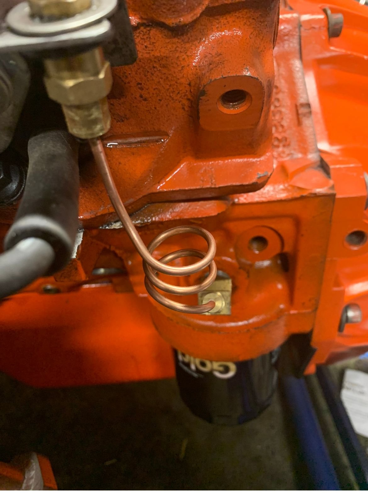 68 427 Engine Oil Pressure Line CorvetteForum Chevrolet Corvette Forum Discussion