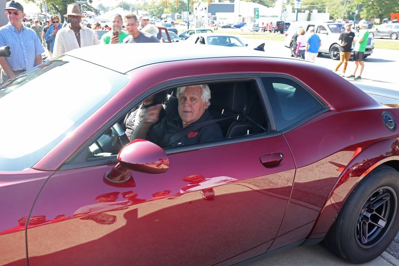 Jay Leno at Woodward Dream Cruise CorvetteForum Chevrolet Corvette