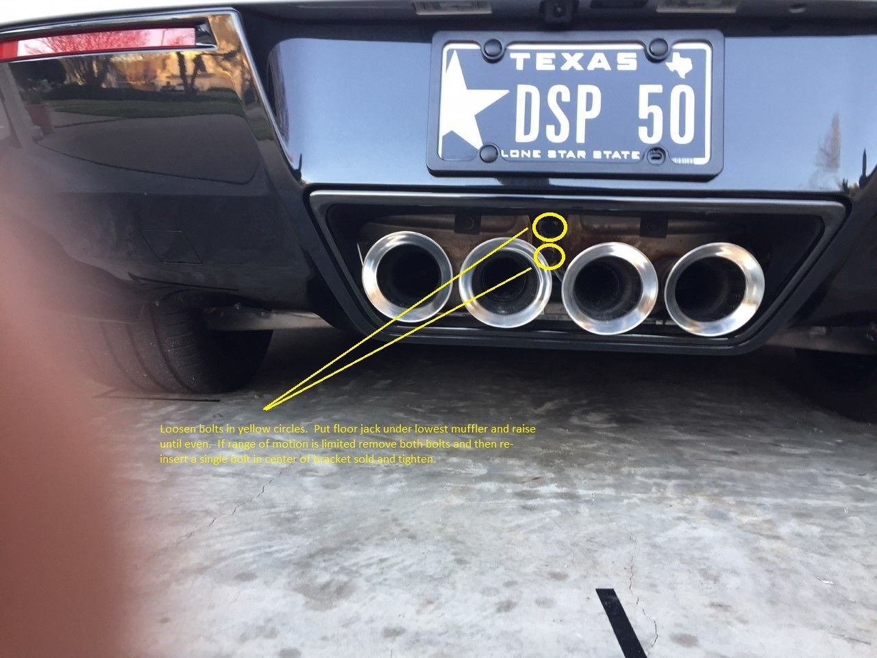 Exhaust still not aligned correctly by dealer....help CorvetteForum