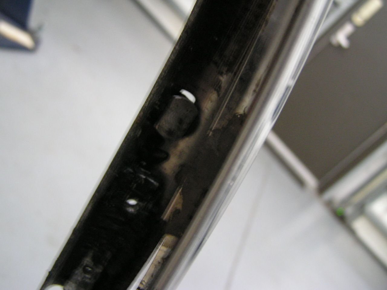 C1 60 c1 windshield frame btm chrome popped off CorvetteForum