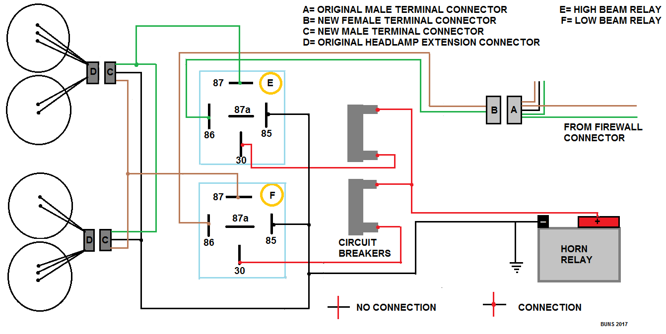C2 Another Headlight Relay Wiring Question