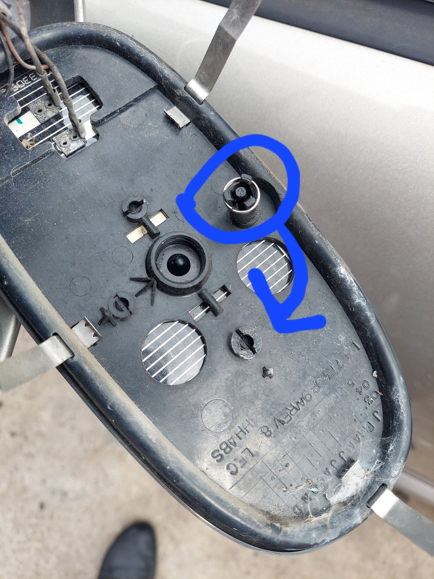 Side Mirror Power Adjustment Screw CorvetteForum Chevrolet Corvette