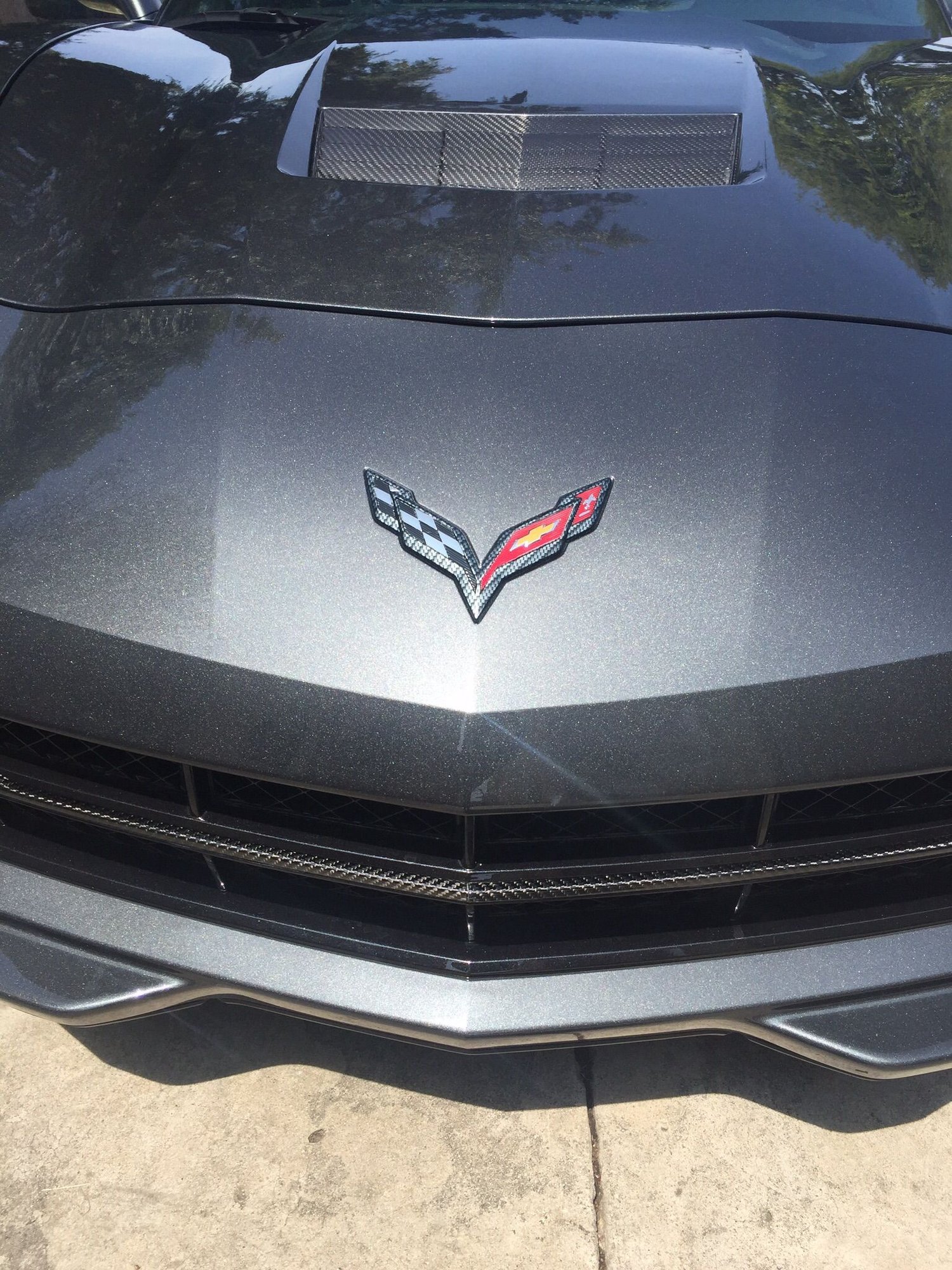 Carbon Fiber weave hood insert CorvetteForum Chevrolet Corvette Forum Discussion