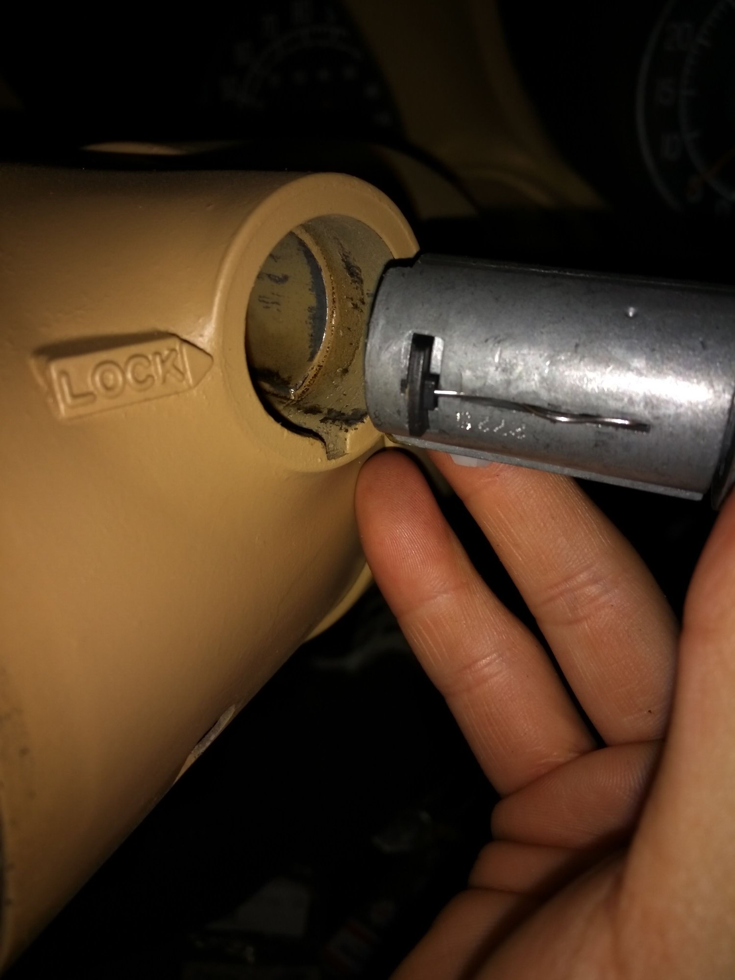 Can't get ignition lock cylinder in. CorvetteForum Chevrolet