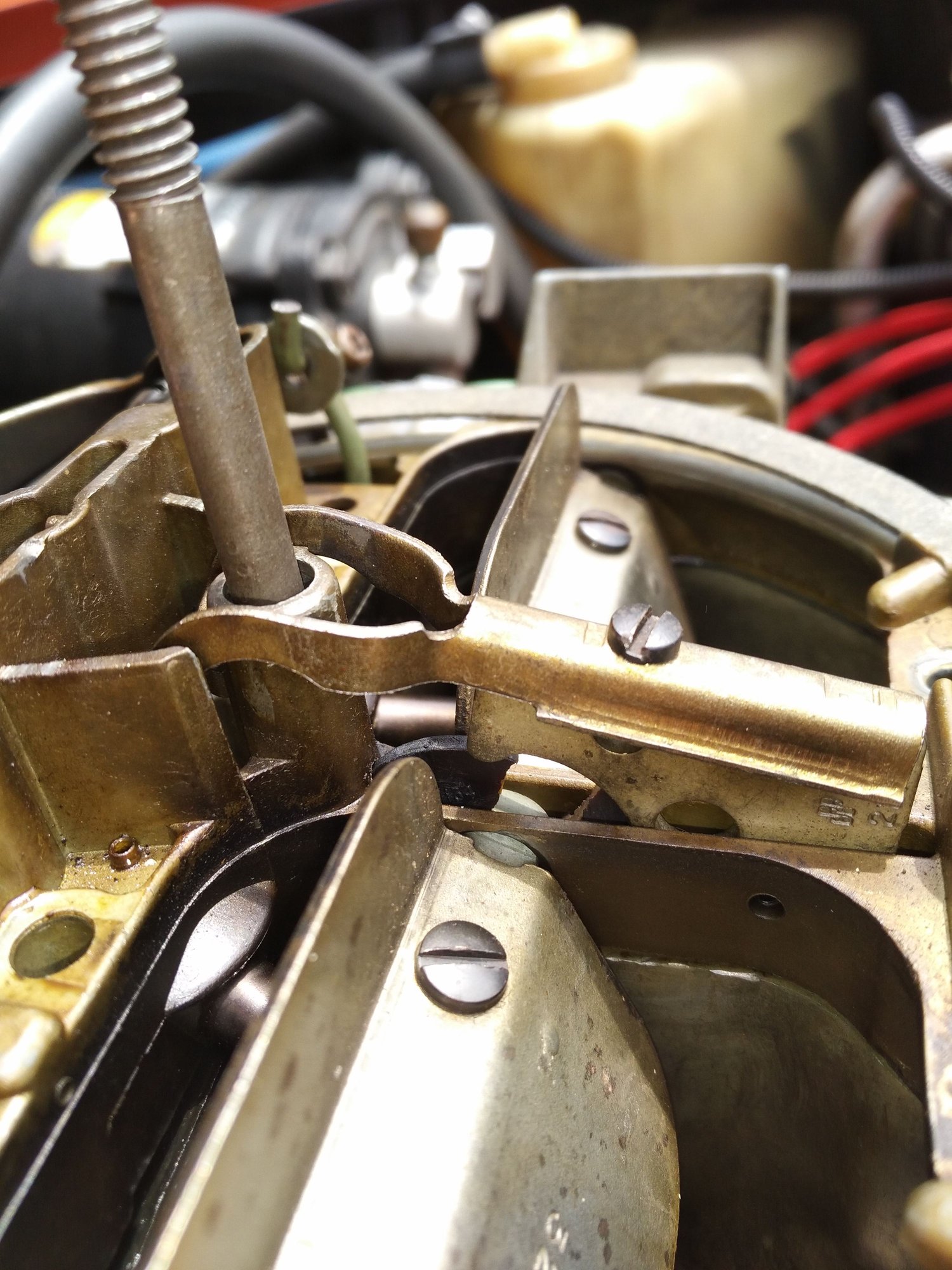 Quadrajet secondary hanger CorvetteForum Chevrolet Corvette Forum