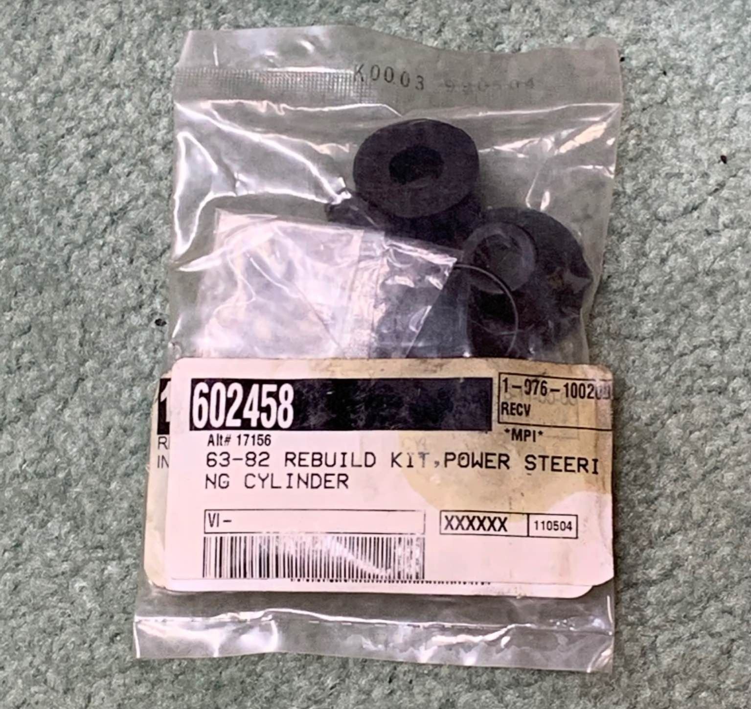 FS (For Sale) 196382 Corvette Power Steering Cylinder Rebuild Kit