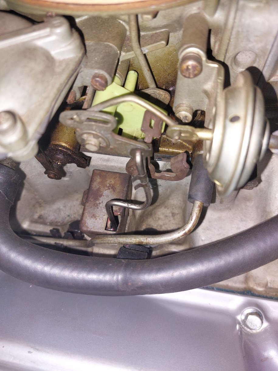 Holley 3367 high idle cam configuration.