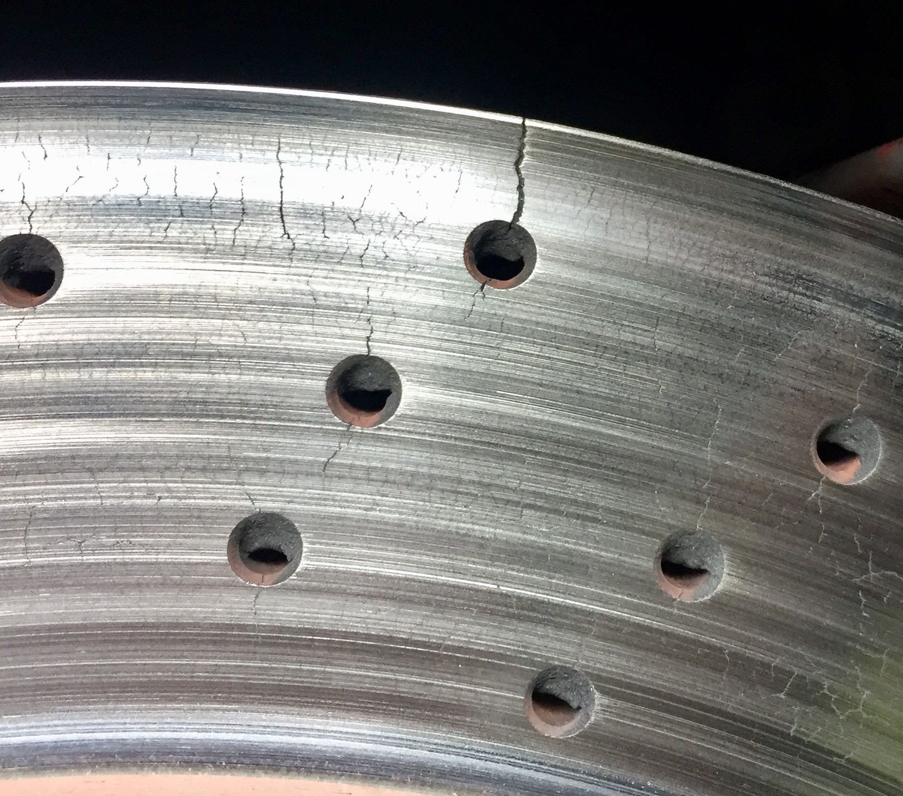 Brake disc crack CorvetteForum Chevrolet Corvette Forum Discussion