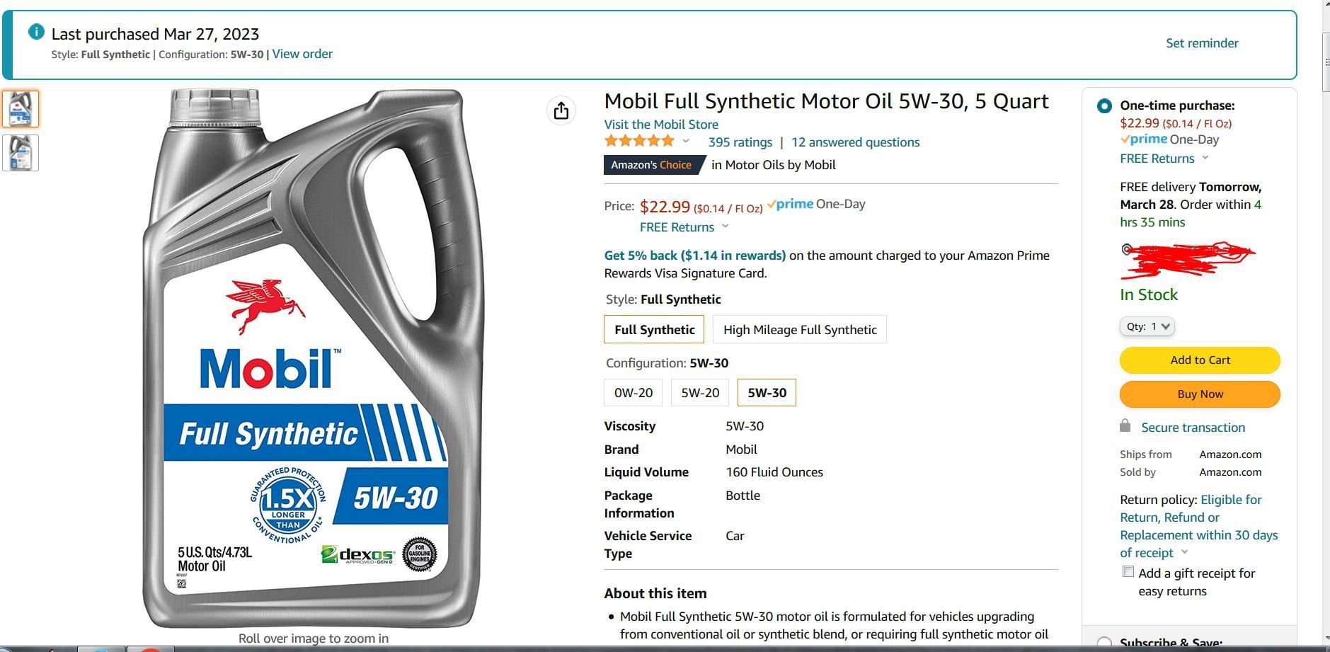 Is This Mobil 1 Oil? PIC CorvetteForum Chevrolet Corvette Forum