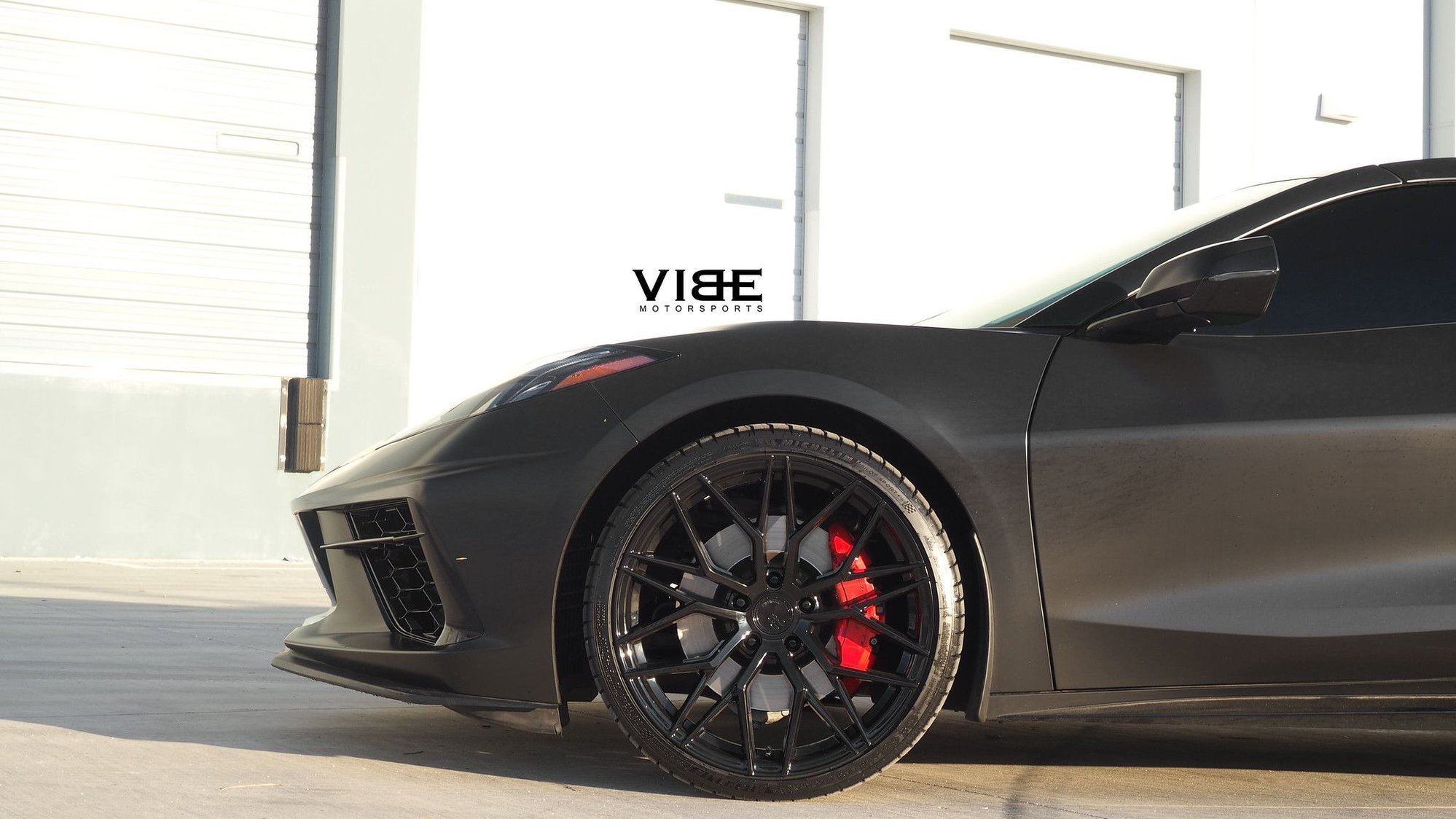 Satin Black C8 on M520R Wheels