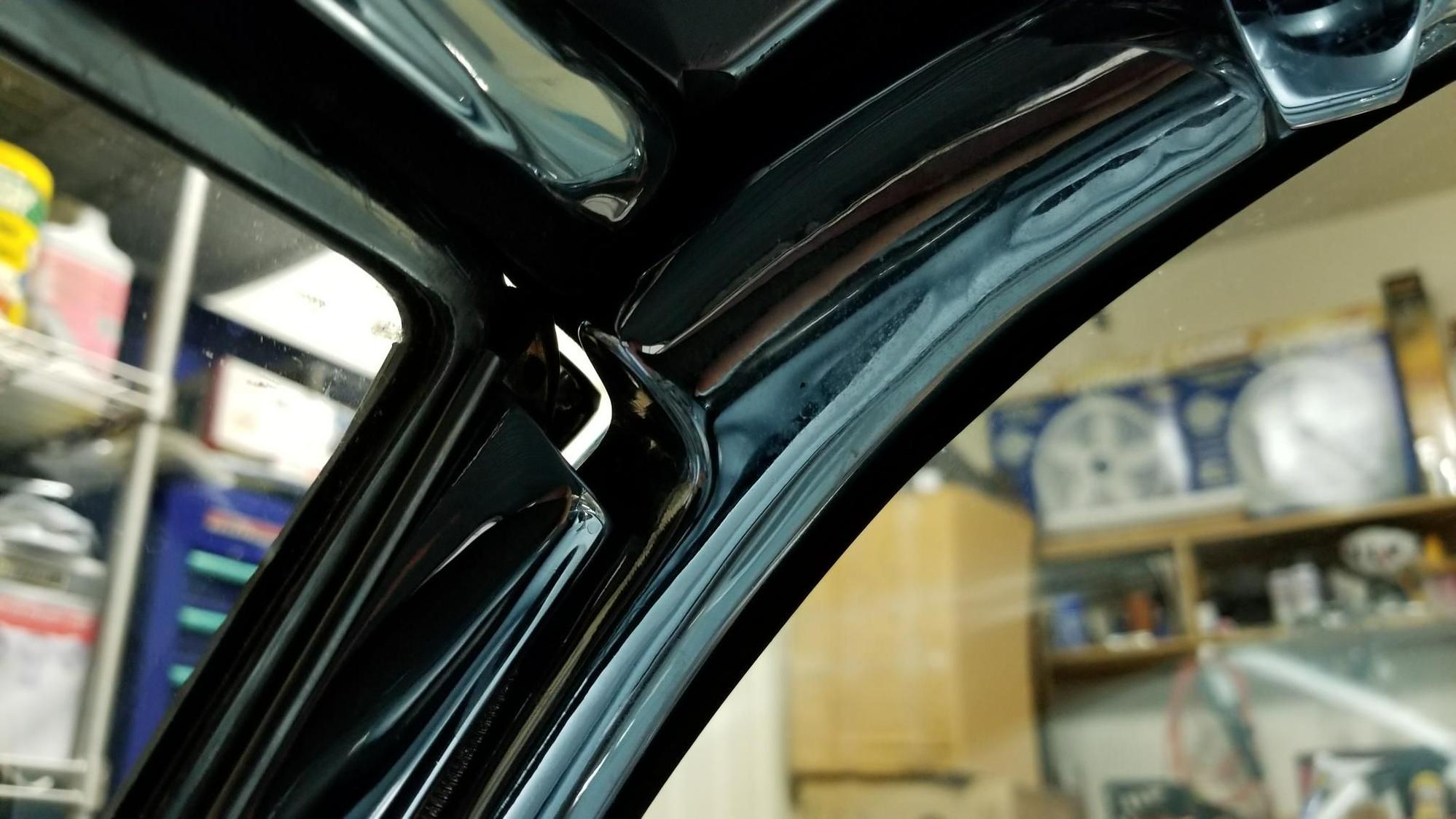 C1 58 weatherstrip on door pillar/post CorvetteForum Chevrolet