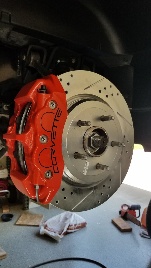 Calipers Powder Coat vs Paint CorvetteForum Chevrolet Corvette