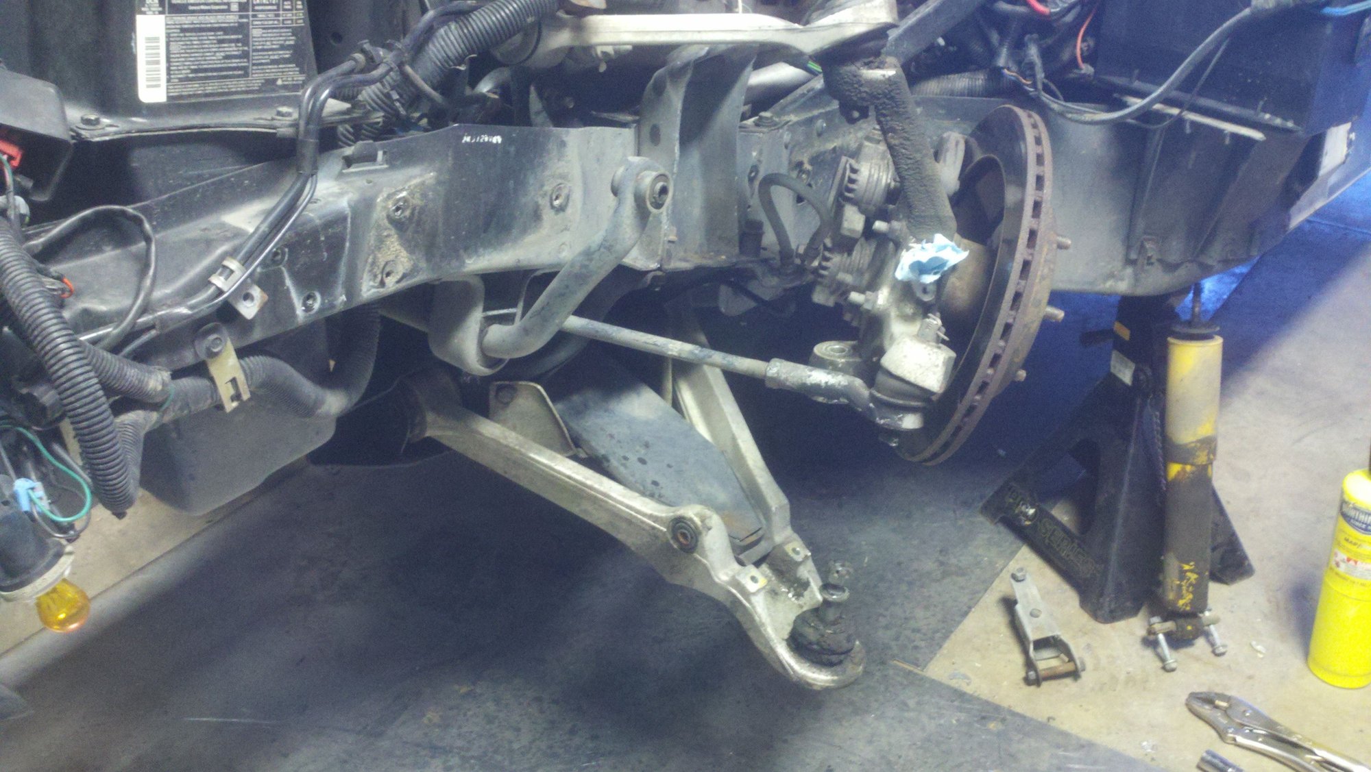 How high is high enough for a front lowering kit install