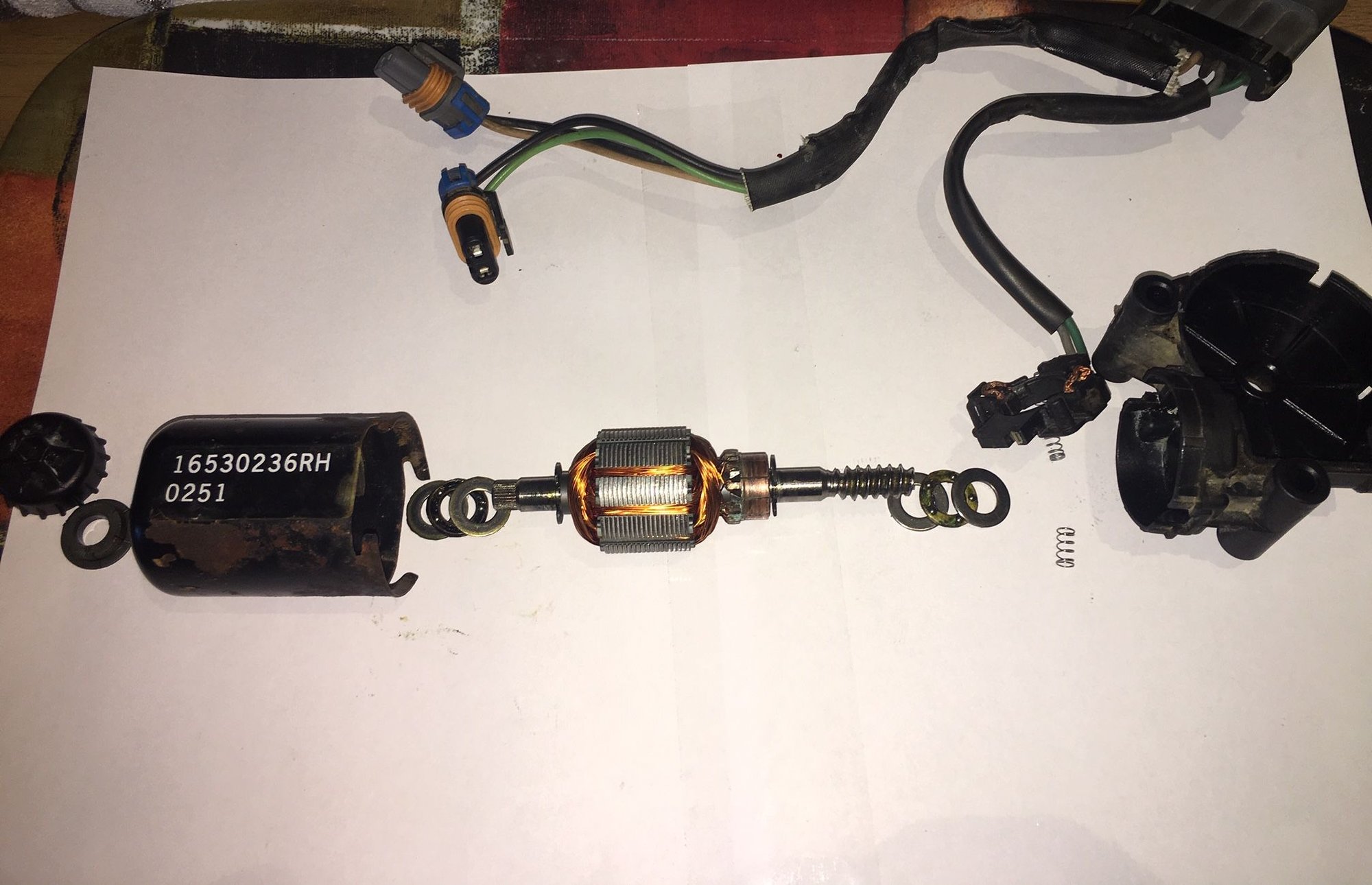 Headlamp Headlight motor checking and rebuilding not gears CorvetteForum Chevrolet Corvette