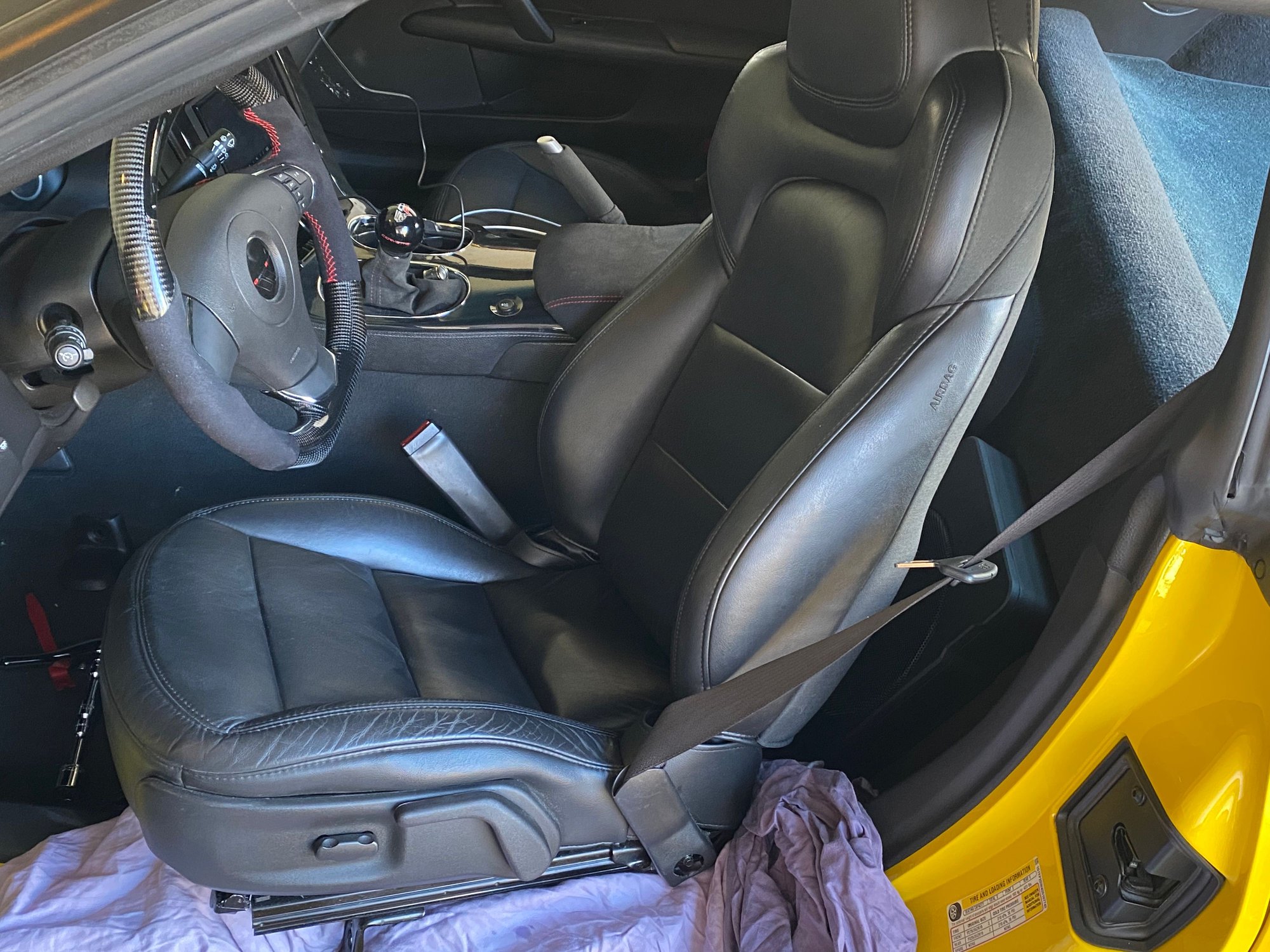 What I’m doing with my Grand Sport today , Recaro Speed V seats ...