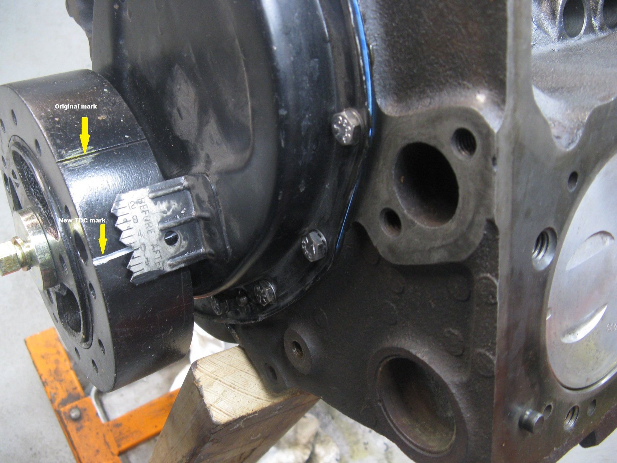 Checking timing mark on balancer - CorvetteForum - Chevrolet Corvette ...