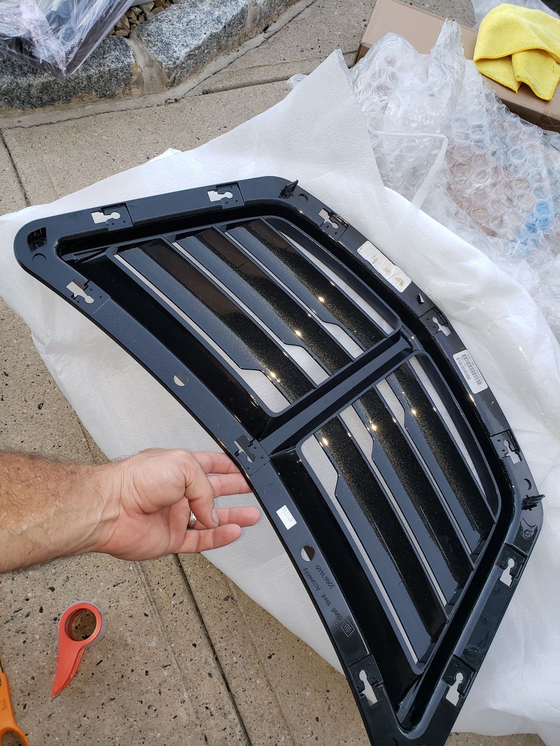 FS (For Sale) NJ 17 Z06 HOOD insulator Carbon Flash hood vent (Z06
