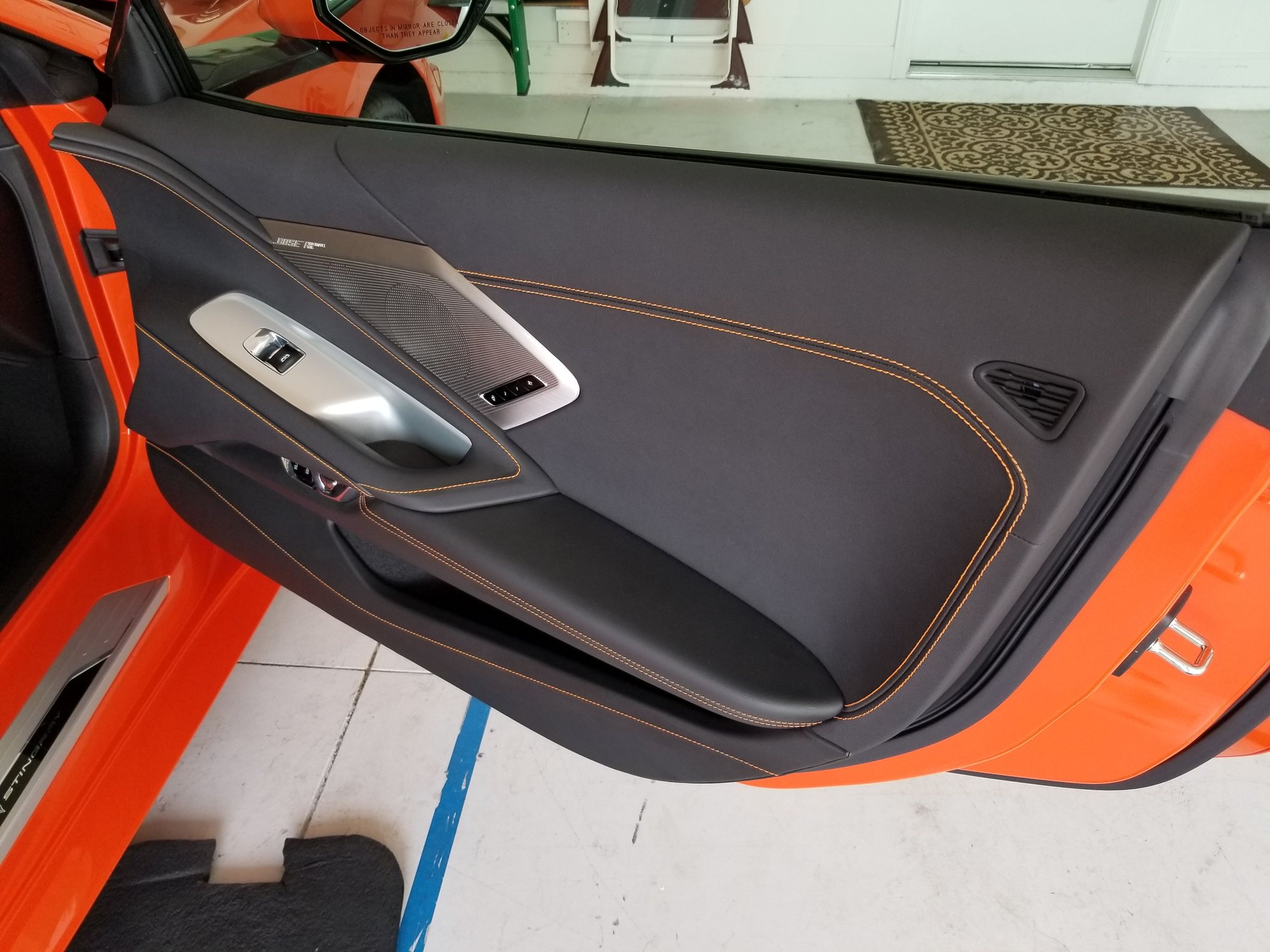 Dying my stitching orange CorvetteForum Chevrolet Corvette Forum
