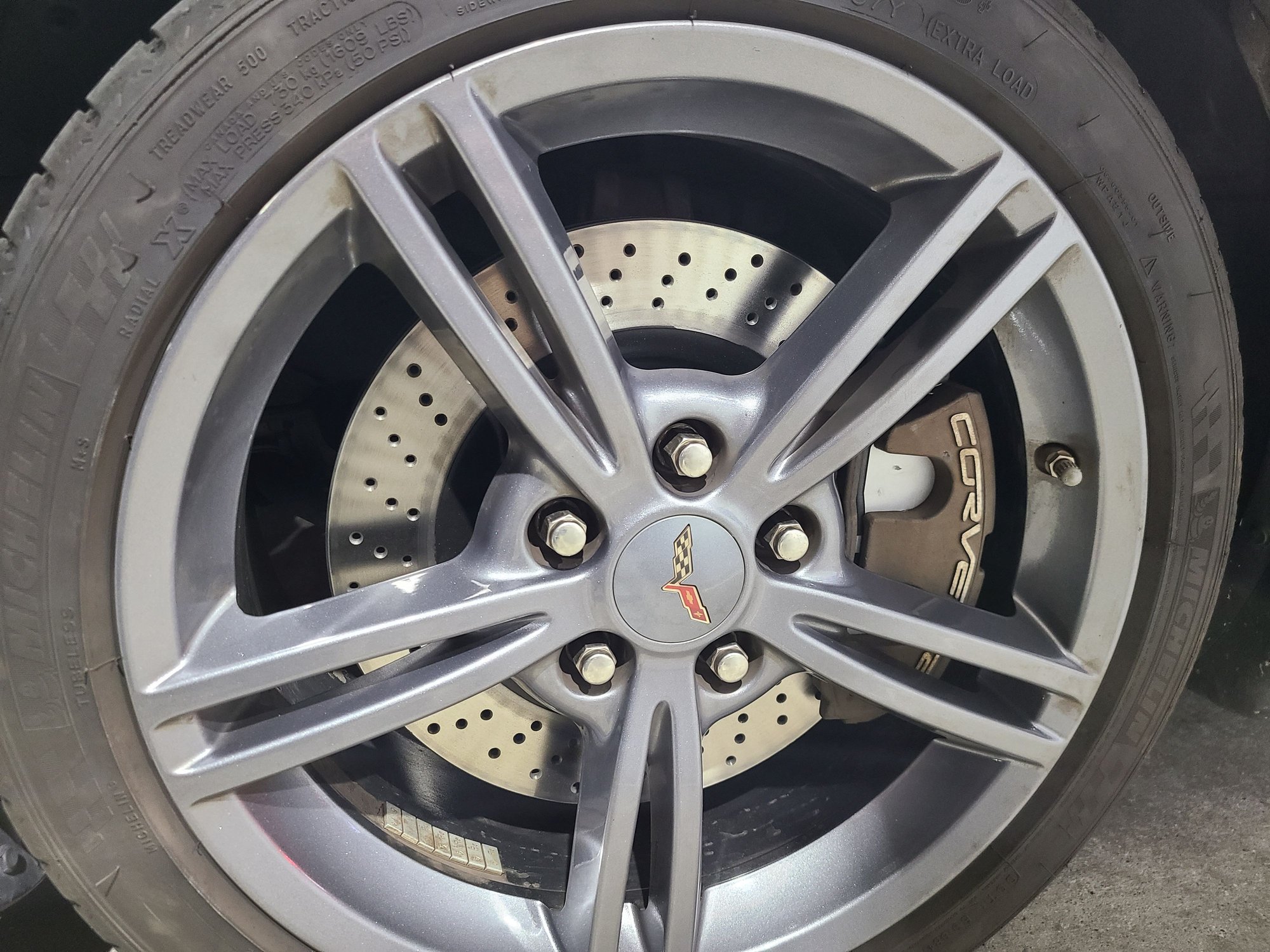 Acdelco drilled rotor discoloration after break in CorvetteForum