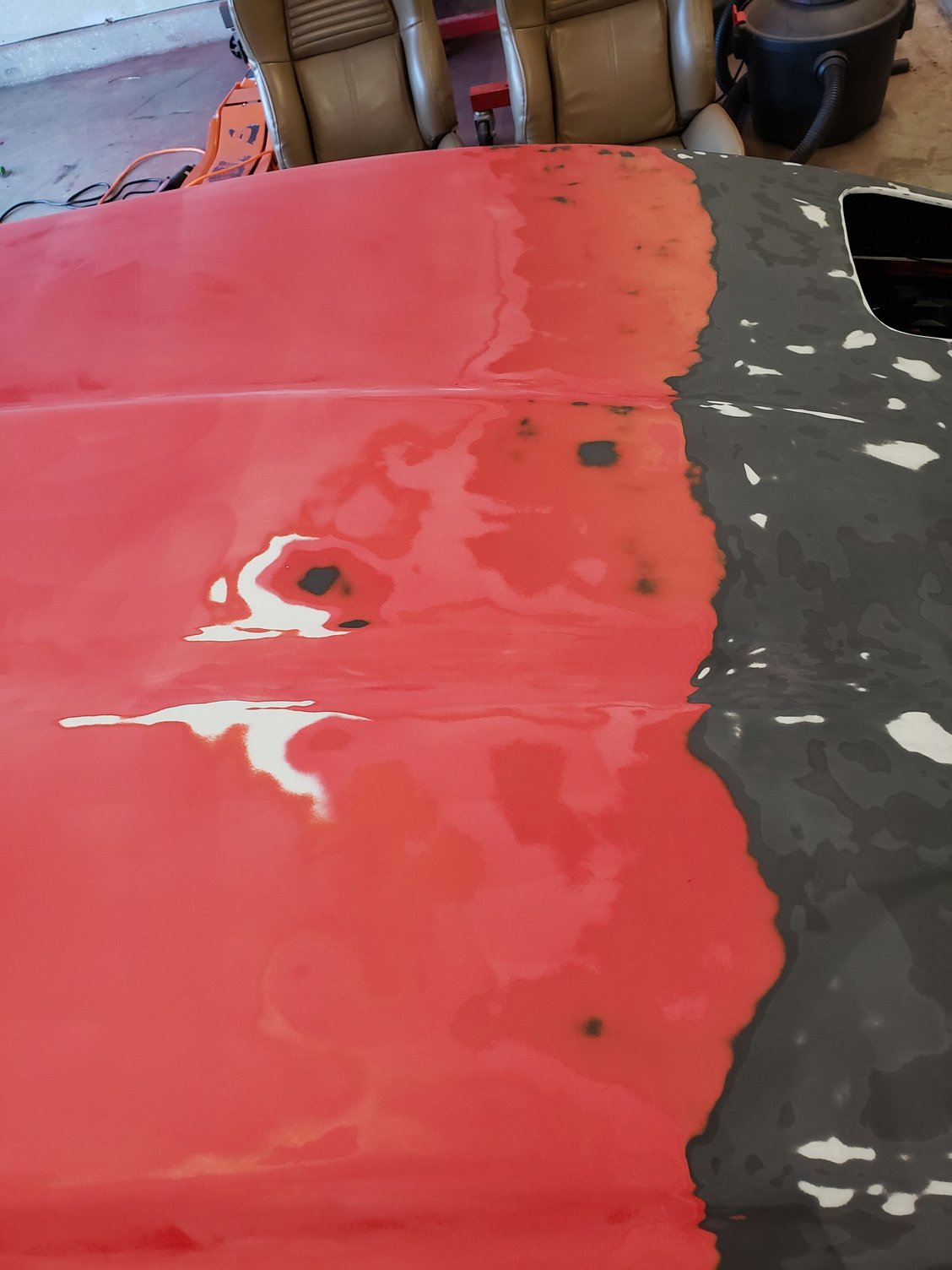 Hood SMC Crack Gouge Paint Repair Blend Clear Fiberglass Primer Sand ...