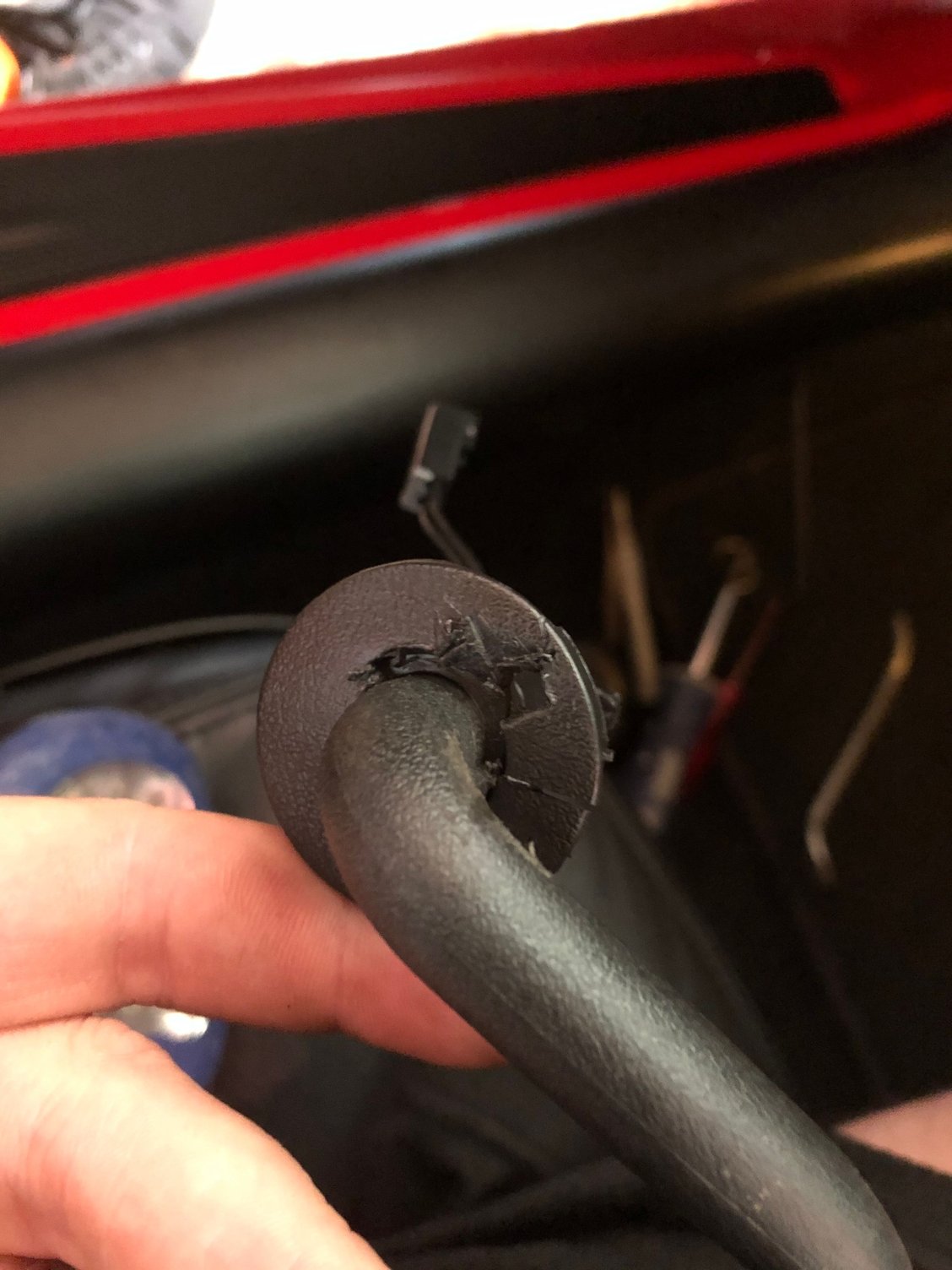 Sun visor removal tab broken CorvetteForum Chevrolet Corvette Forum