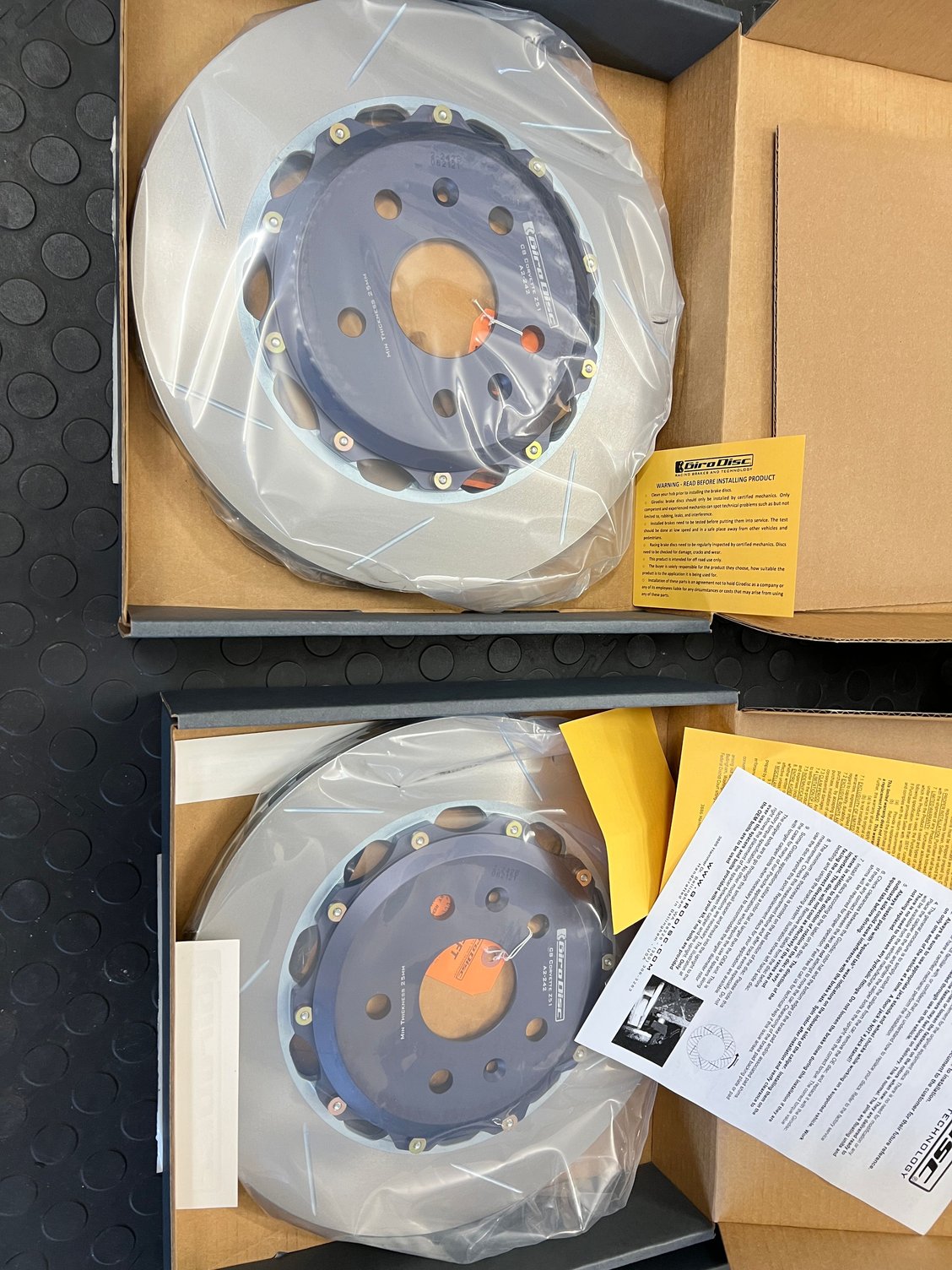 FS (For Sale) Complete Front and Rear C8 Corvette Girodisc Rotors ...