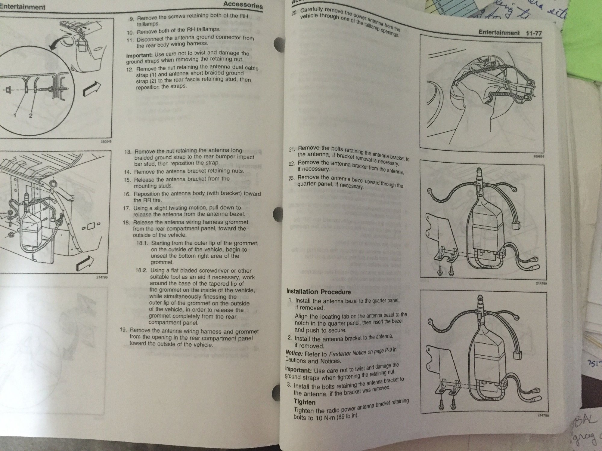 C5 Power antenna CorvetteForum Chevrolet Corvette Forum Discussion