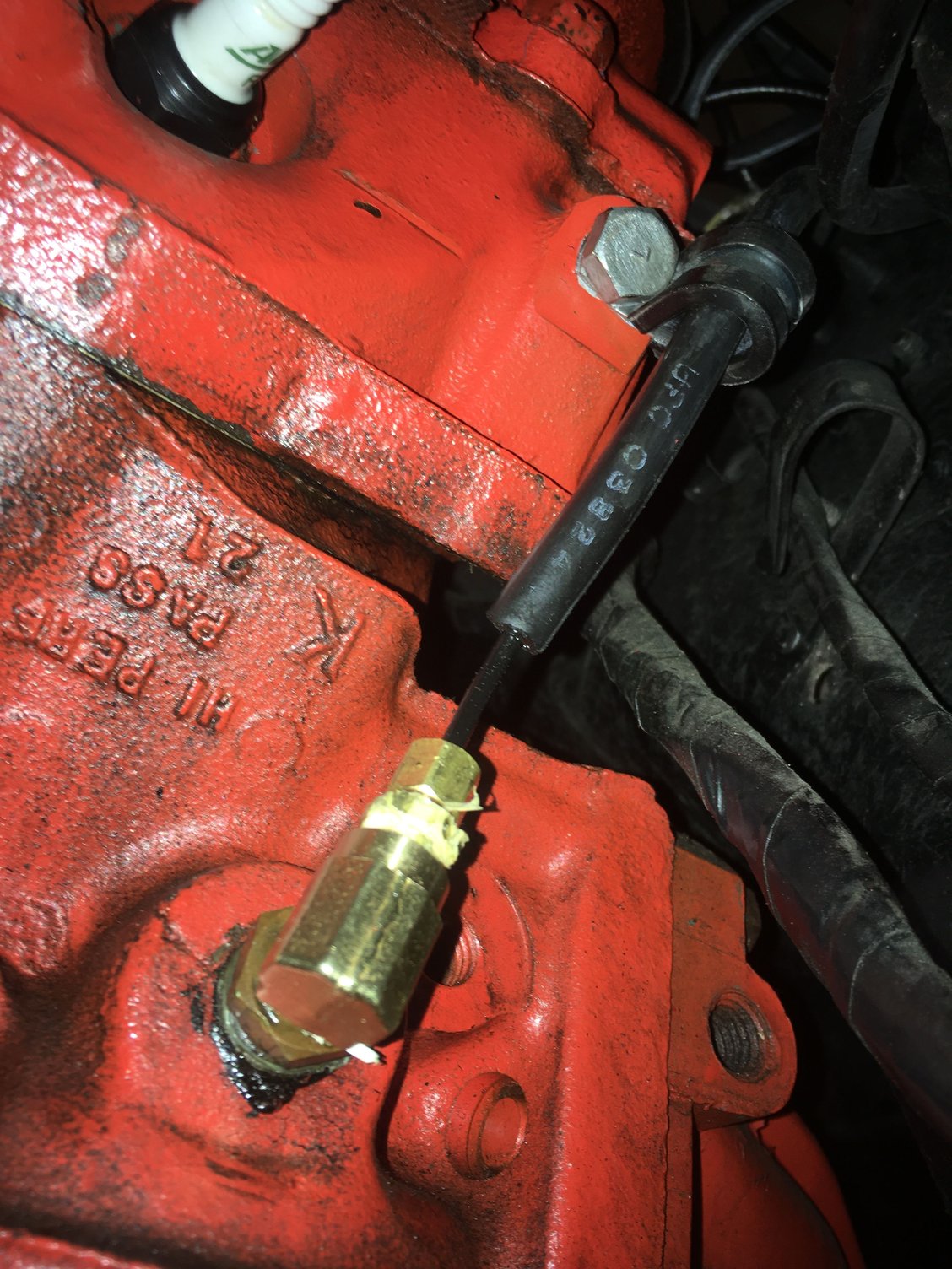 Replacing a missing oil pressure line CorvetteForum Chevrolet