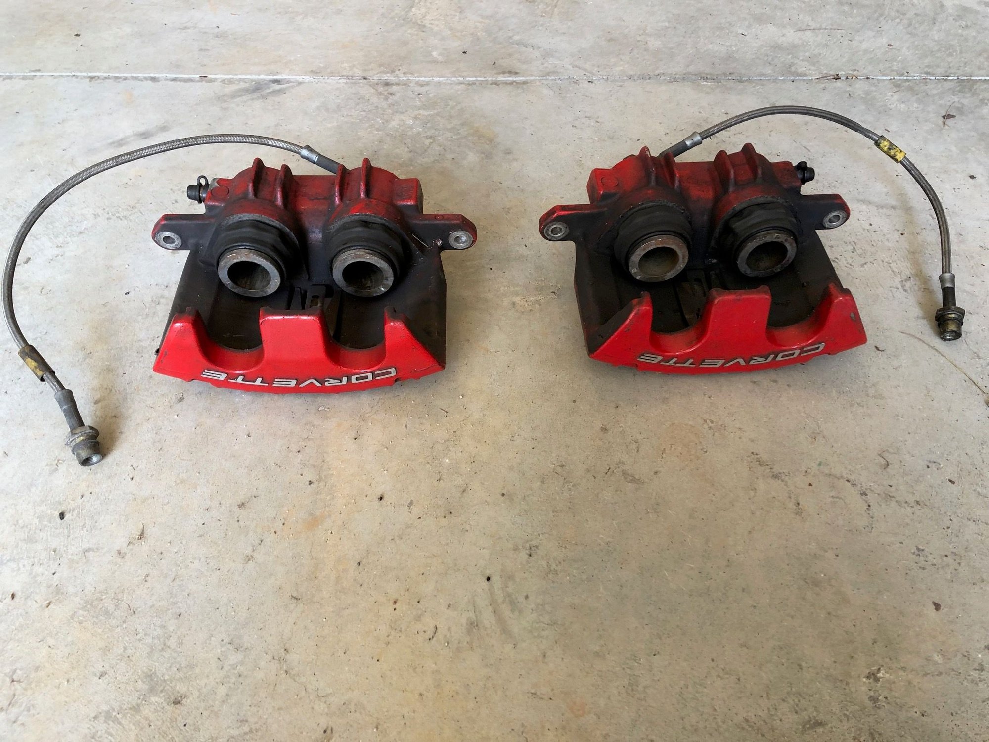 FS (For Sale) C6 Z51 Front Caliper Mounting Brackets, Phoenix Duct