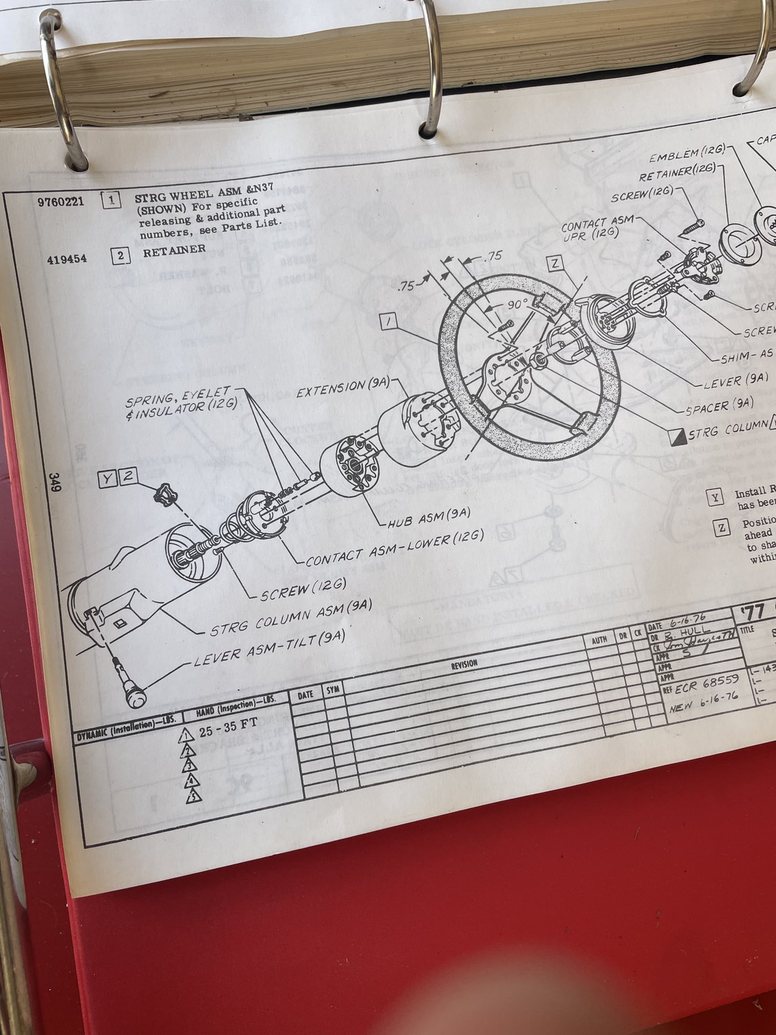 75, 77-82 Corvette Horn Button Repair Kit