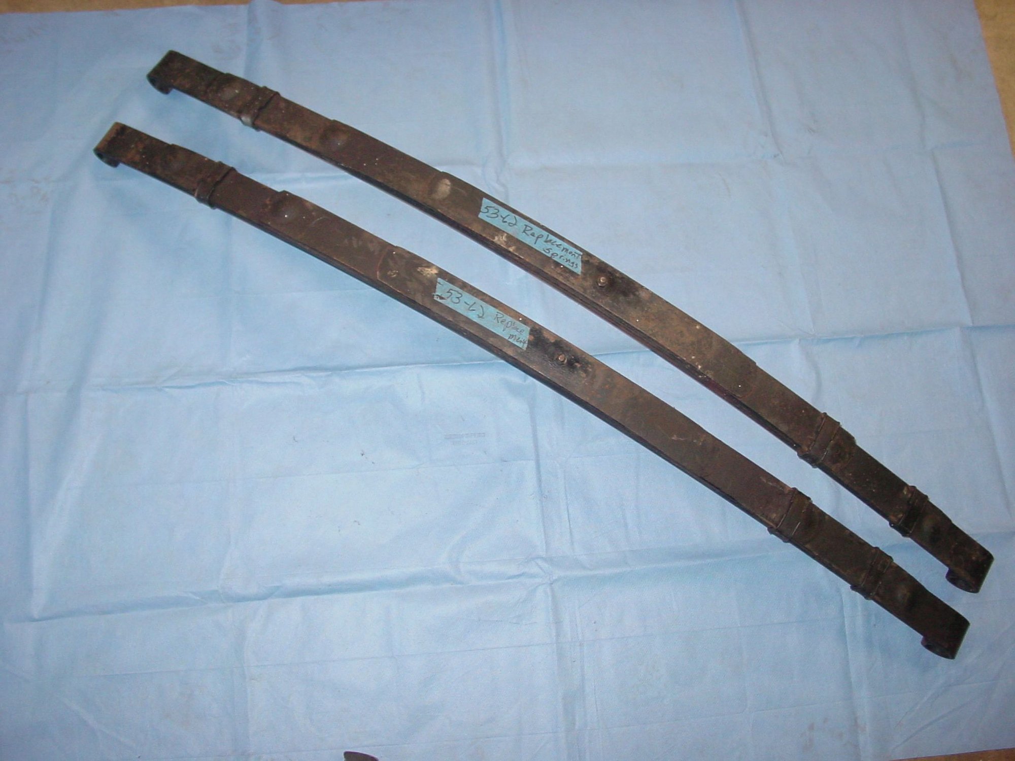 53 to 62 Rear Leaf Springs CorvetteForum Chevrolet Corvette Forum