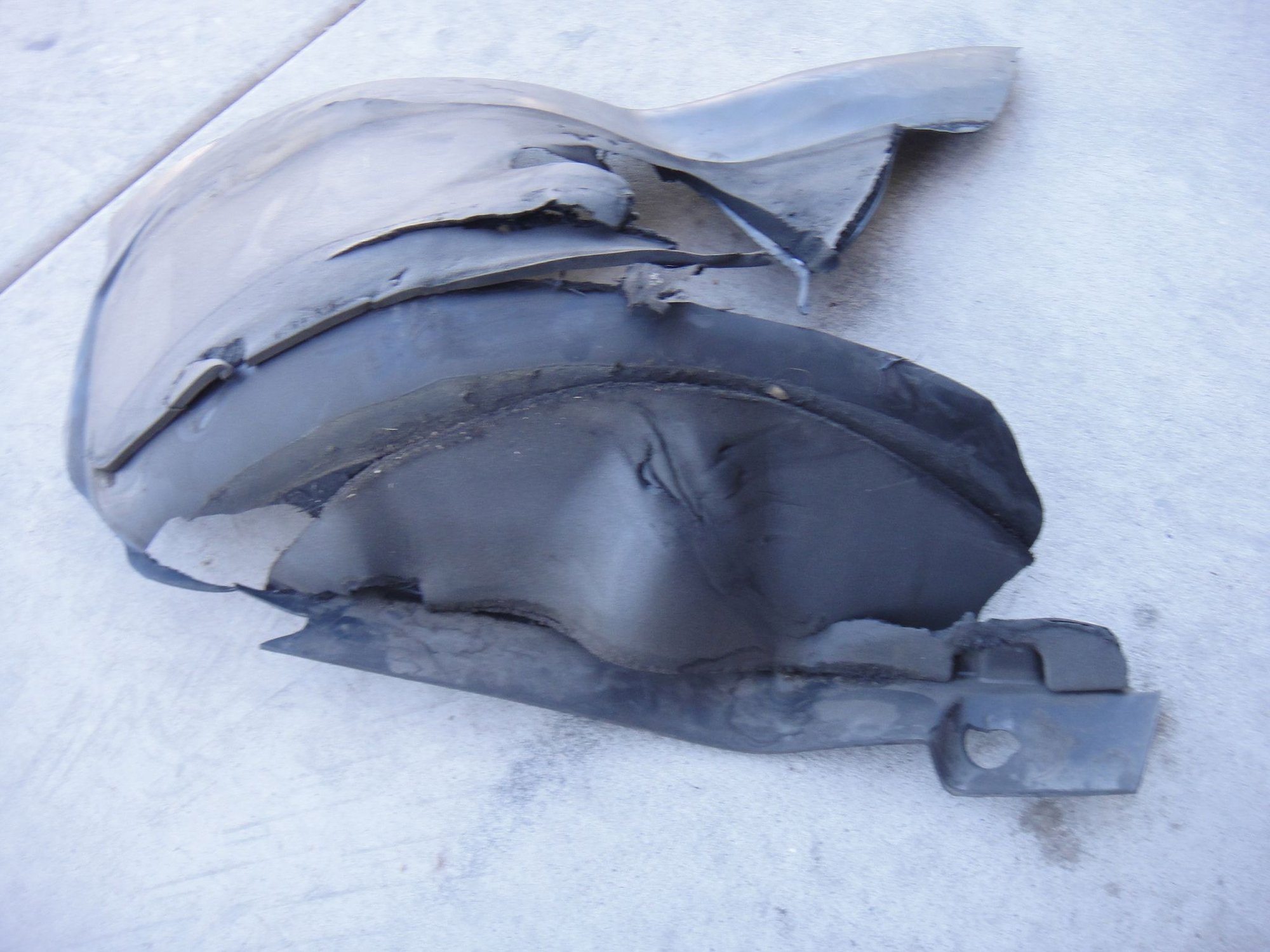 Z06 Ripped the inner fender liner out of my left rear! 345's + lowered