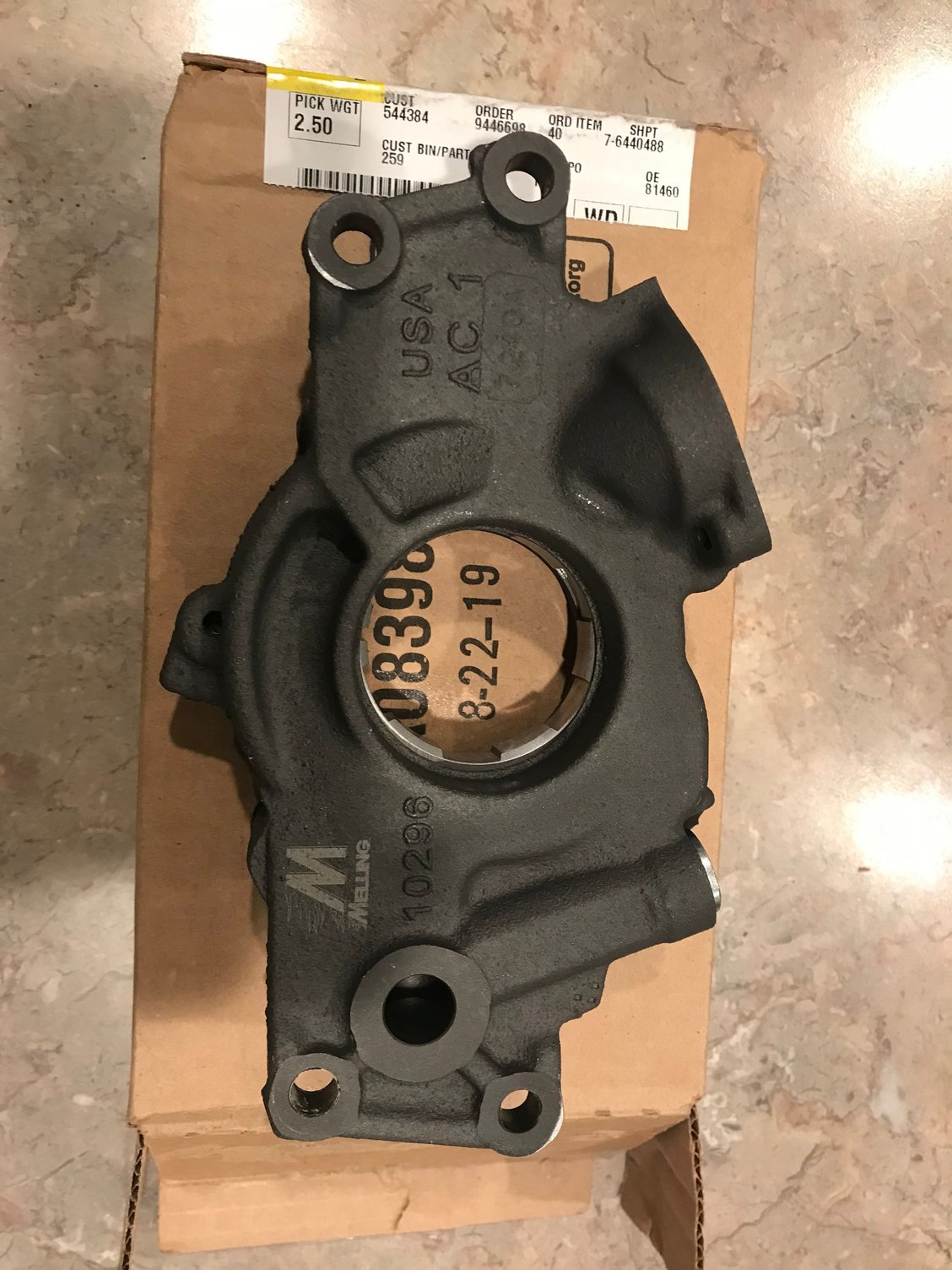 FS (For Sale) Che Trunnion Kit an Melling Oil Pump CorvetteForum