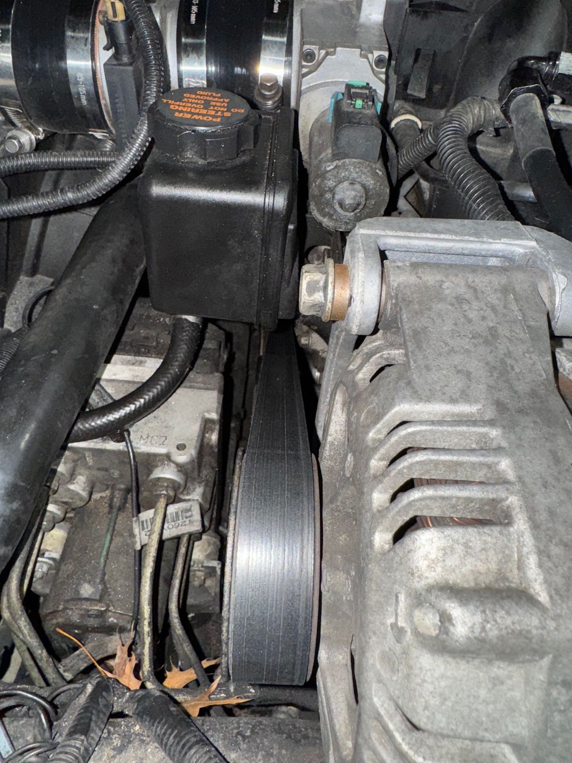 Alternator riding true