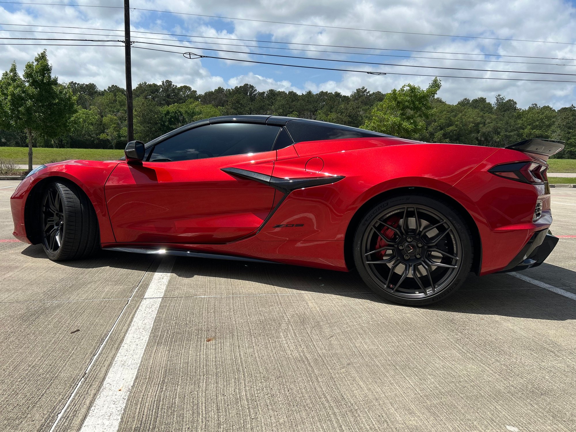 SOLD 2024 Z06 1LZ Red Mist HTC 2500 miles CorvetteForum Chevrolet