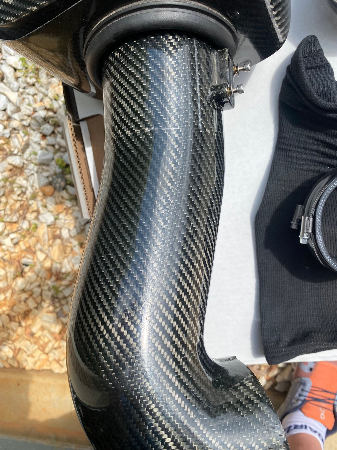FS (For Sale) Used Haltech Carbon Fiber Cold Air Intake C7