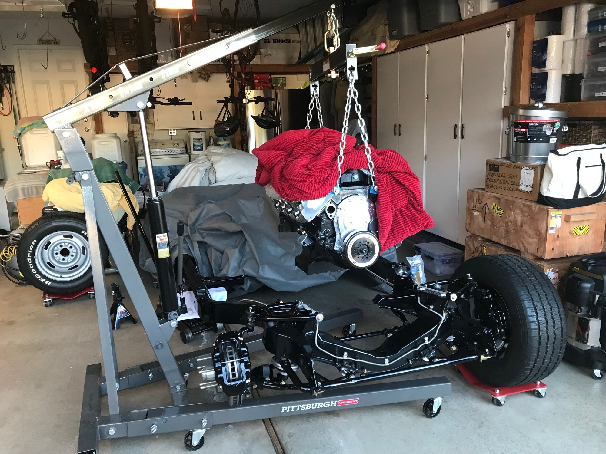 Help installing engine, Mounts To Frame Bolts Won’t Align ...