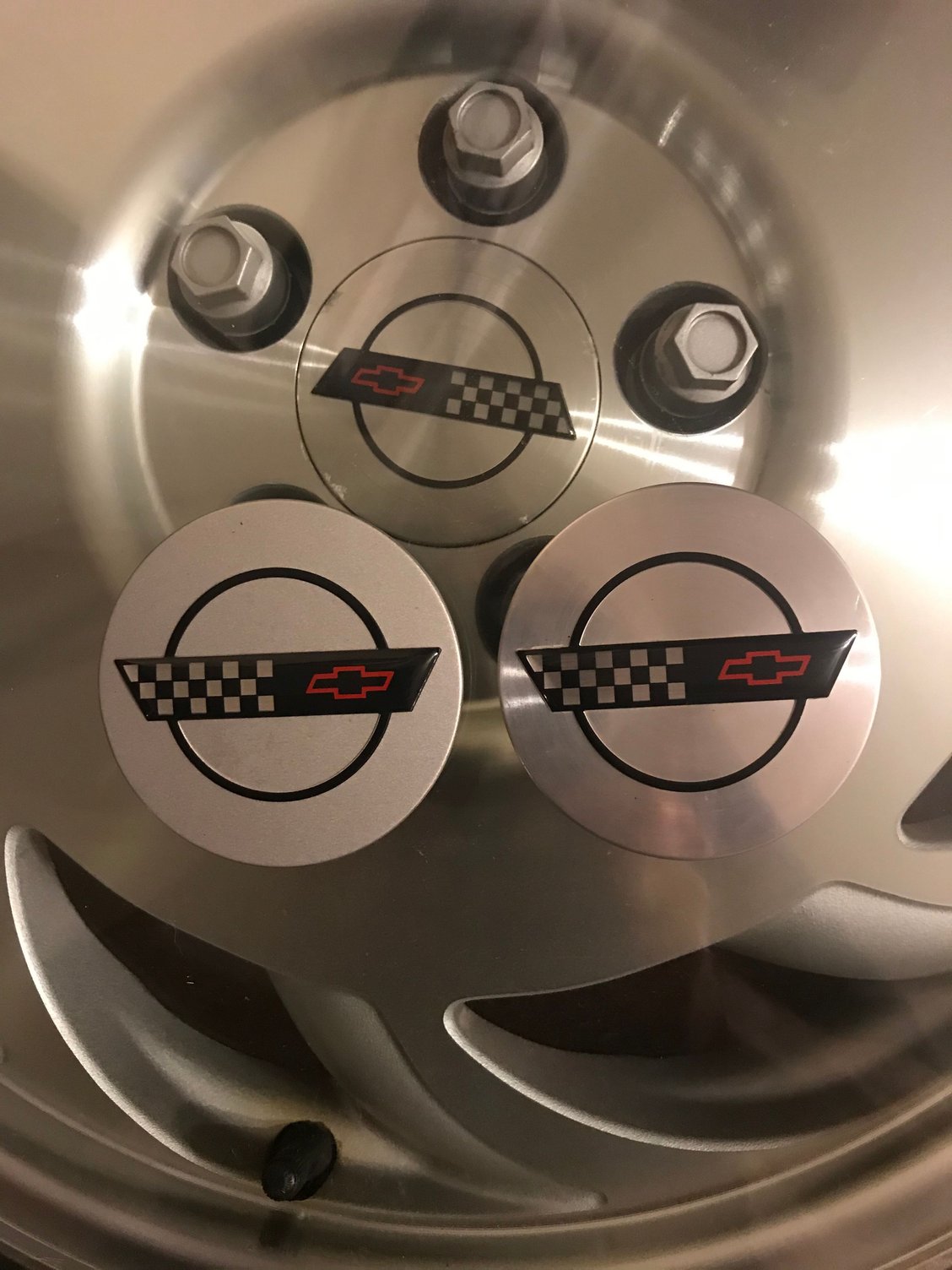 19911995 C4 Corvette ZR1 Wheels Center Caps Package CorvetteForum