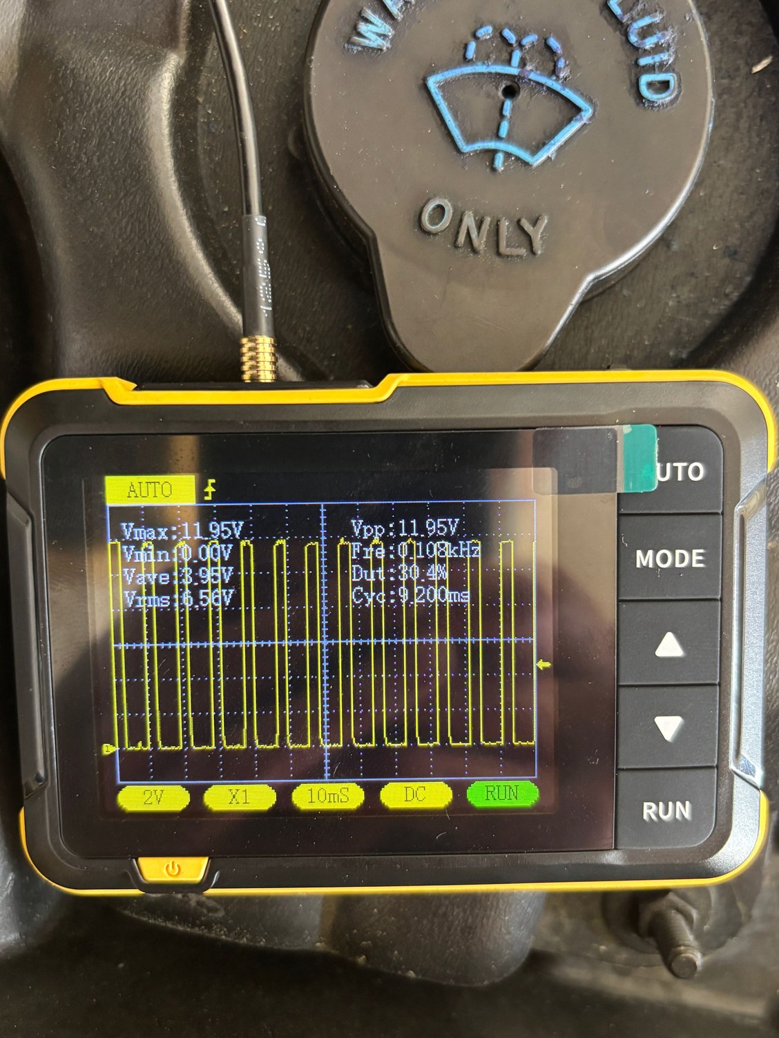Idle duty cycle around 30%