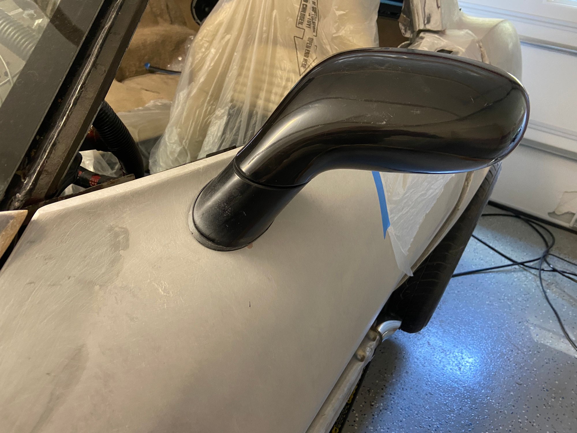 On the driver door