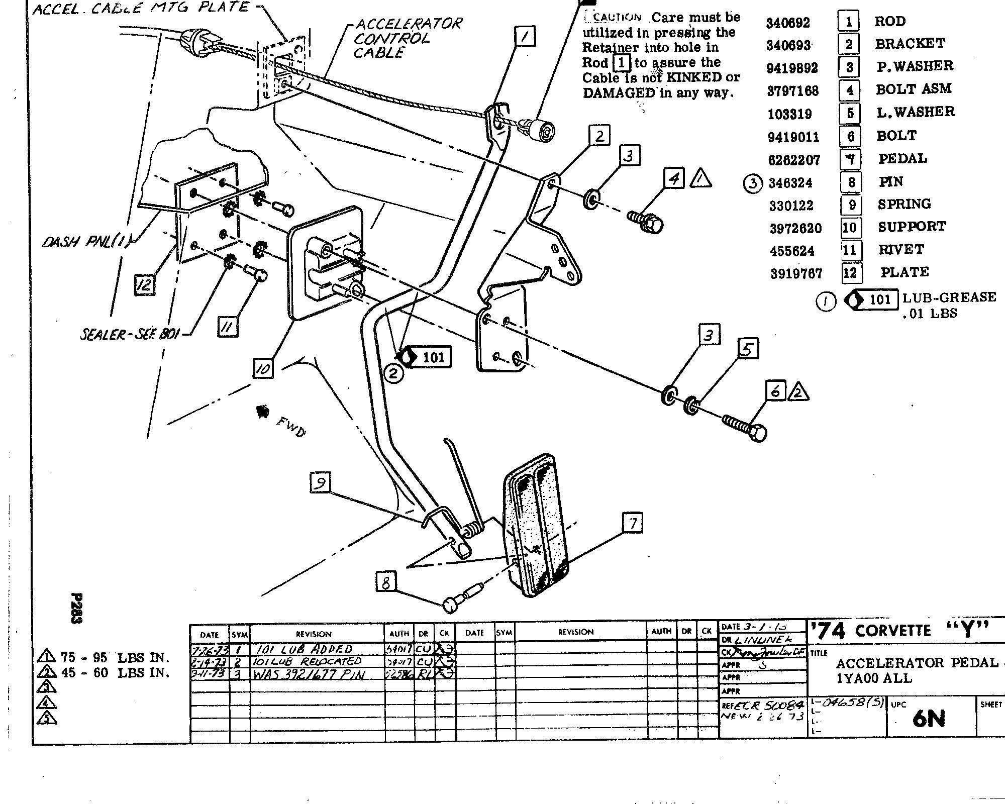 Videos Gas Pedal Free Play & Throttle Cable Loose CorvetteForum