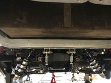 All that is left in the rear is to set pinion angle and bleed the brakes.