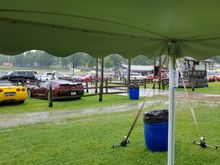 Corvette corral was a mess. 