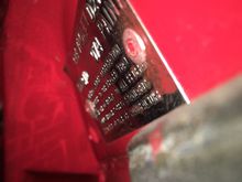 Sorry was a bad photo 
STD interior, 974 paint- Rally Red, D27 on top left of trim tag