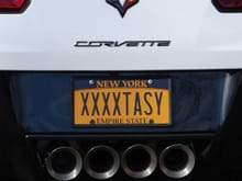 My C7, Delaware won't give me these plates for my C8,,,deemed offensive