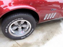 Front is 265 (G) X 50 tires.