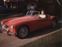Me and my 1959 MGA in 1970