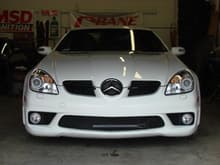 Yes every now and then we have to do a Mercedes SLK55 AMG we did a custom stainless steel exhaust so it would sound like the F1 pace car this was sweet