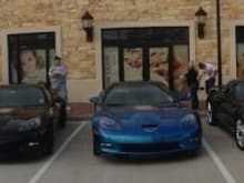 Nine ZR1's at Houston Coffee &amp; Cars (April 2013)