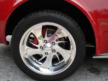 17" Boyd Coddington "Harm" wheels (still have classic steel wheels also)
